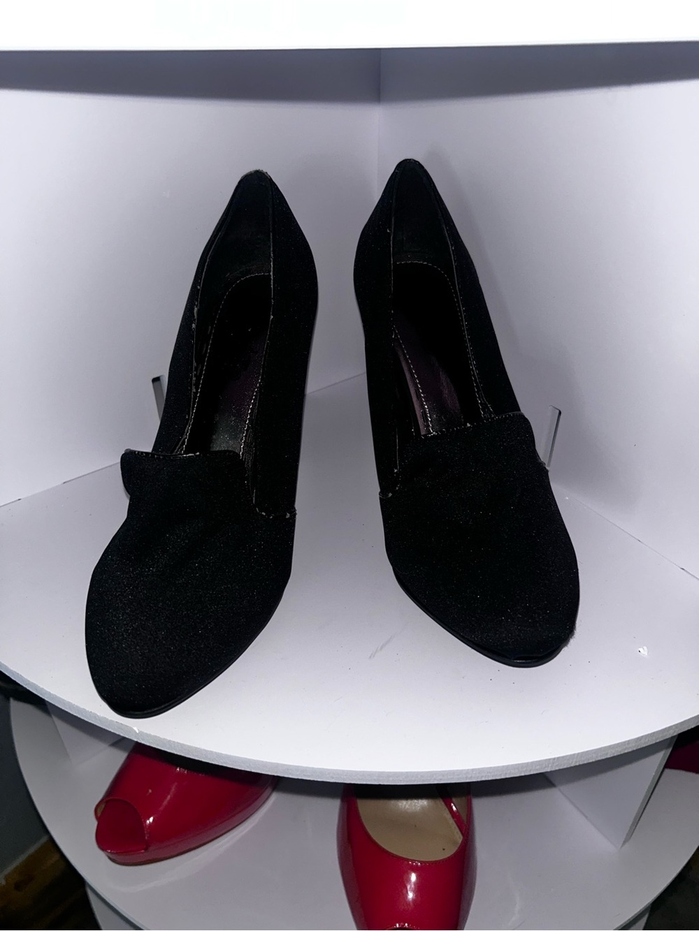 Classic Black Coach Women's Pointed Toe Heels